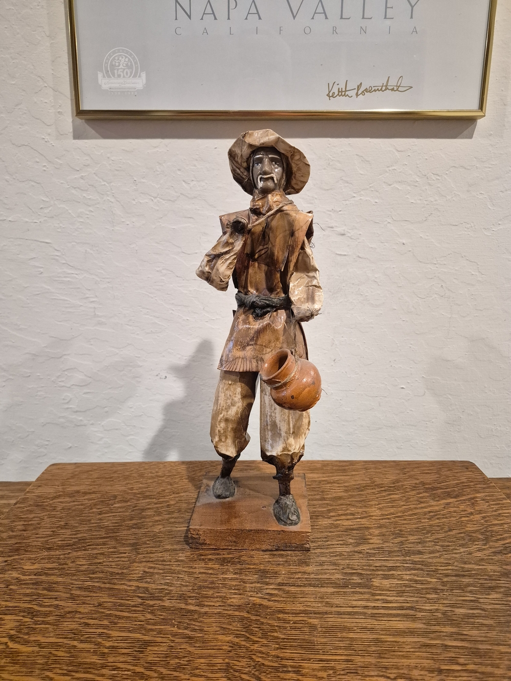 Vintage Mexican Paper-Mâché (cartonería) Folk Art Figurine